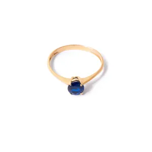 Navy Blue Maha Ring