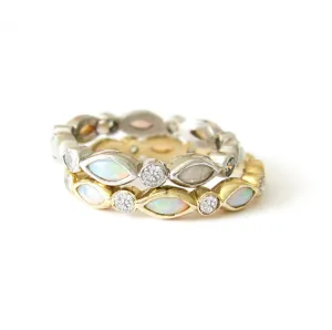 Opal Eternity Ring