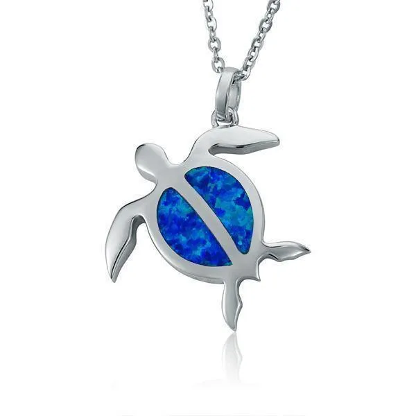 Opal Lanai Honu Pendant