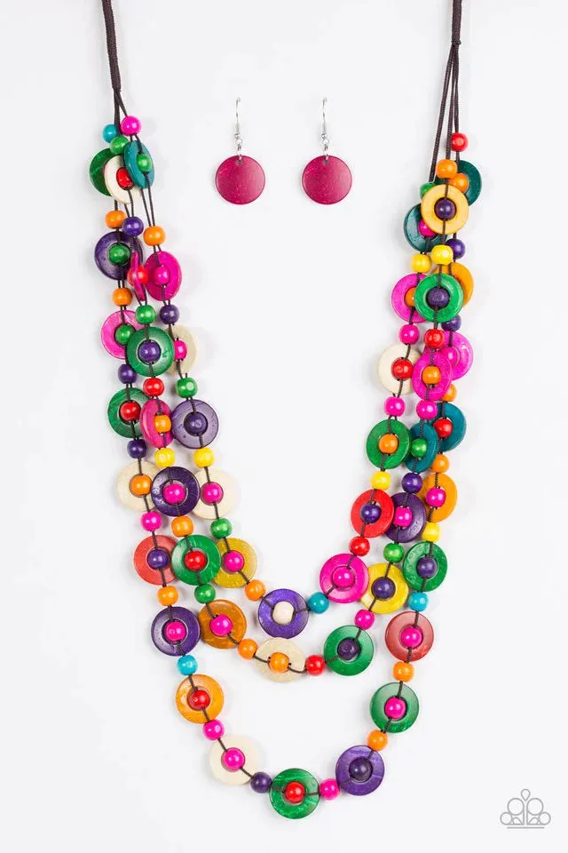 Paparazzi Necklace ~ Bermuda Belle - Multi