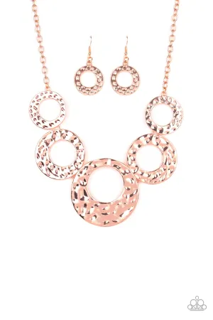 Paparazzi Necklace ~ Mildly Metro - Copper