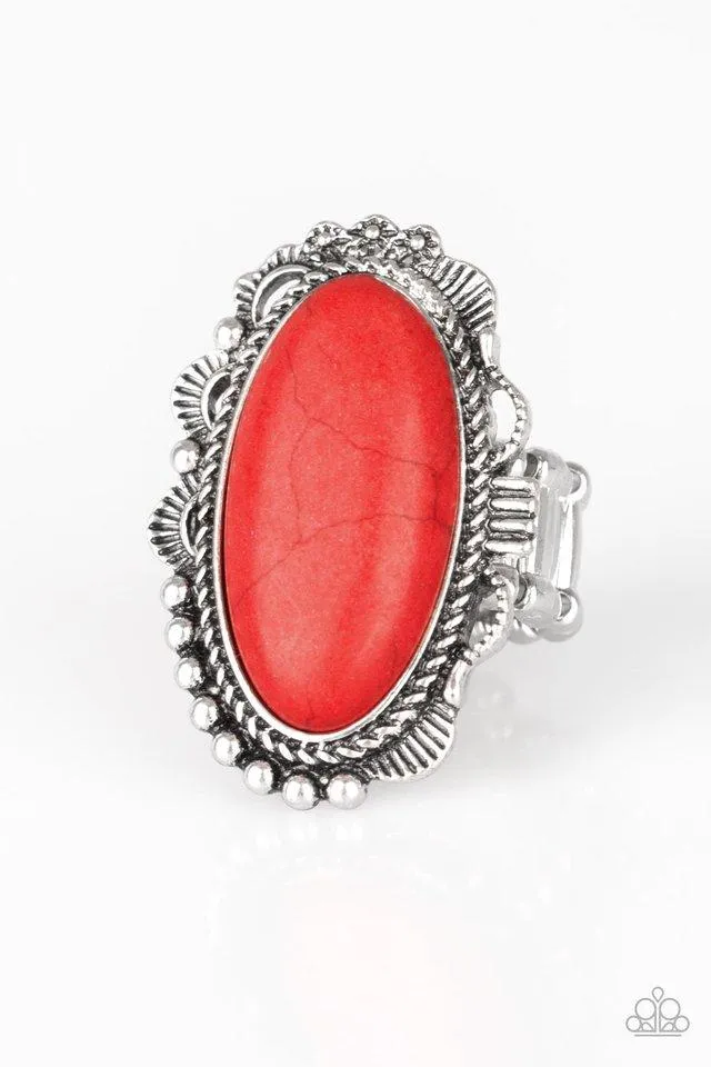 Paparazzi Ring ~ Open Range - Red