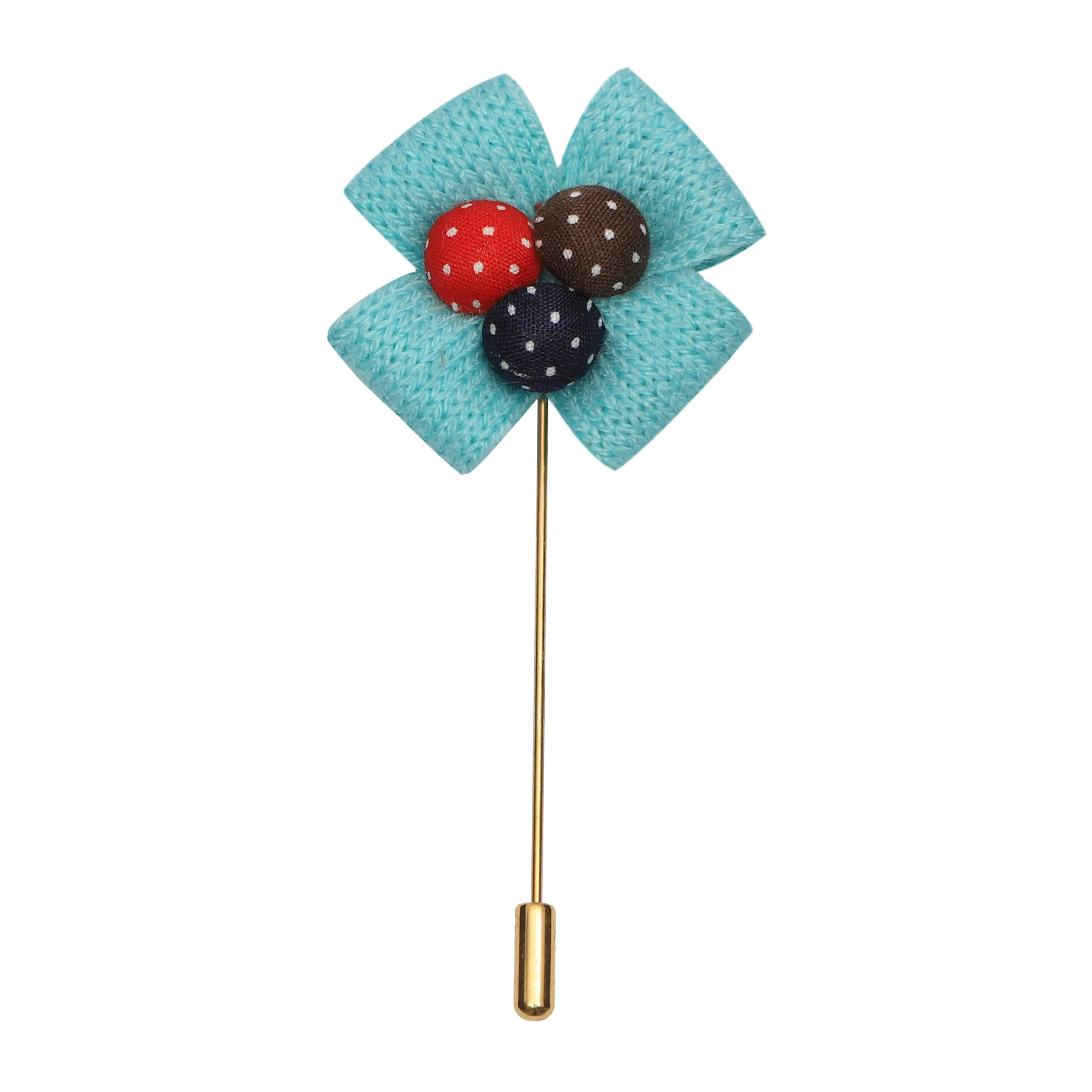 Peluche Beautiful Blue Brooch For Men