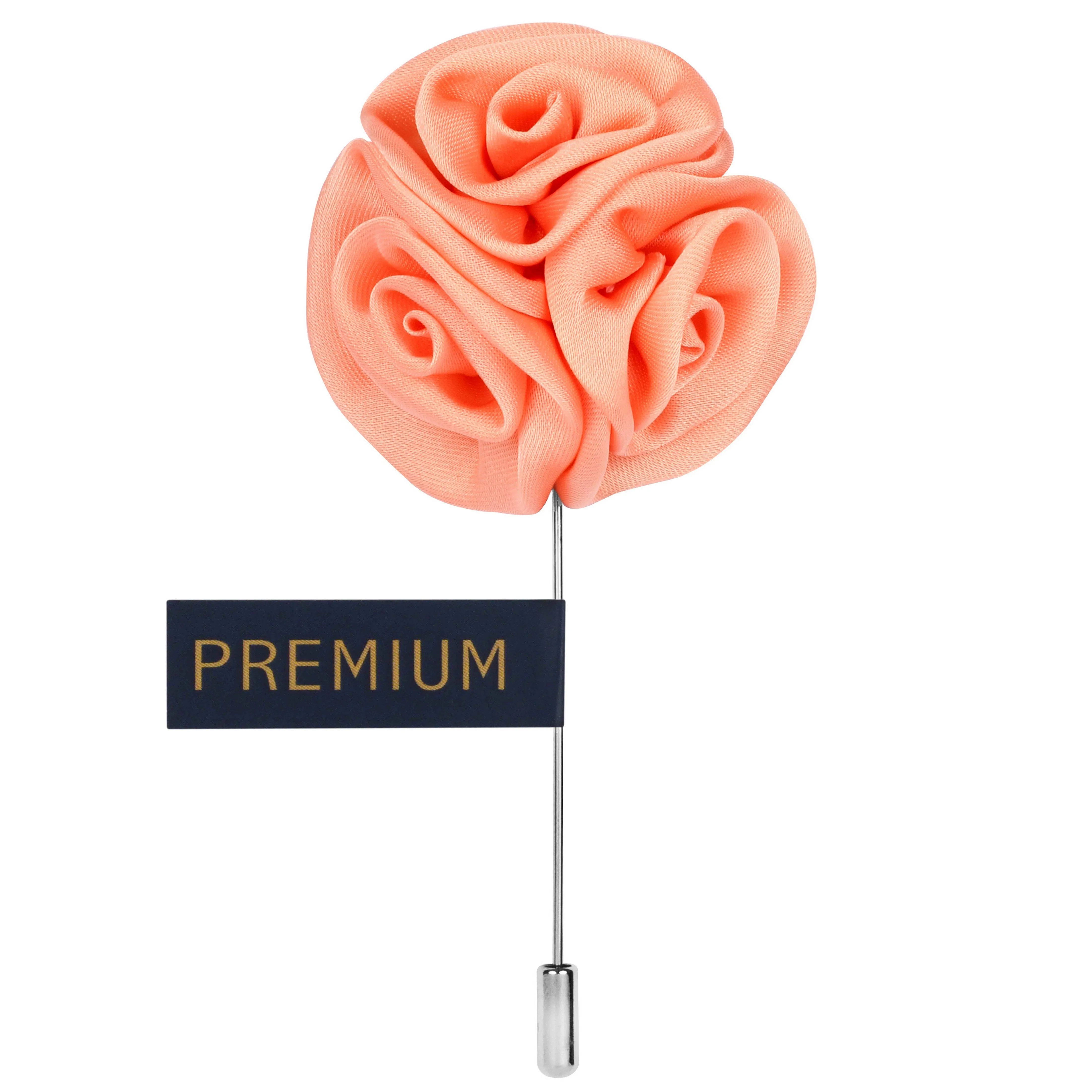 Peluche Ranunculus Flower Light Pink Brooch Lapel Pin