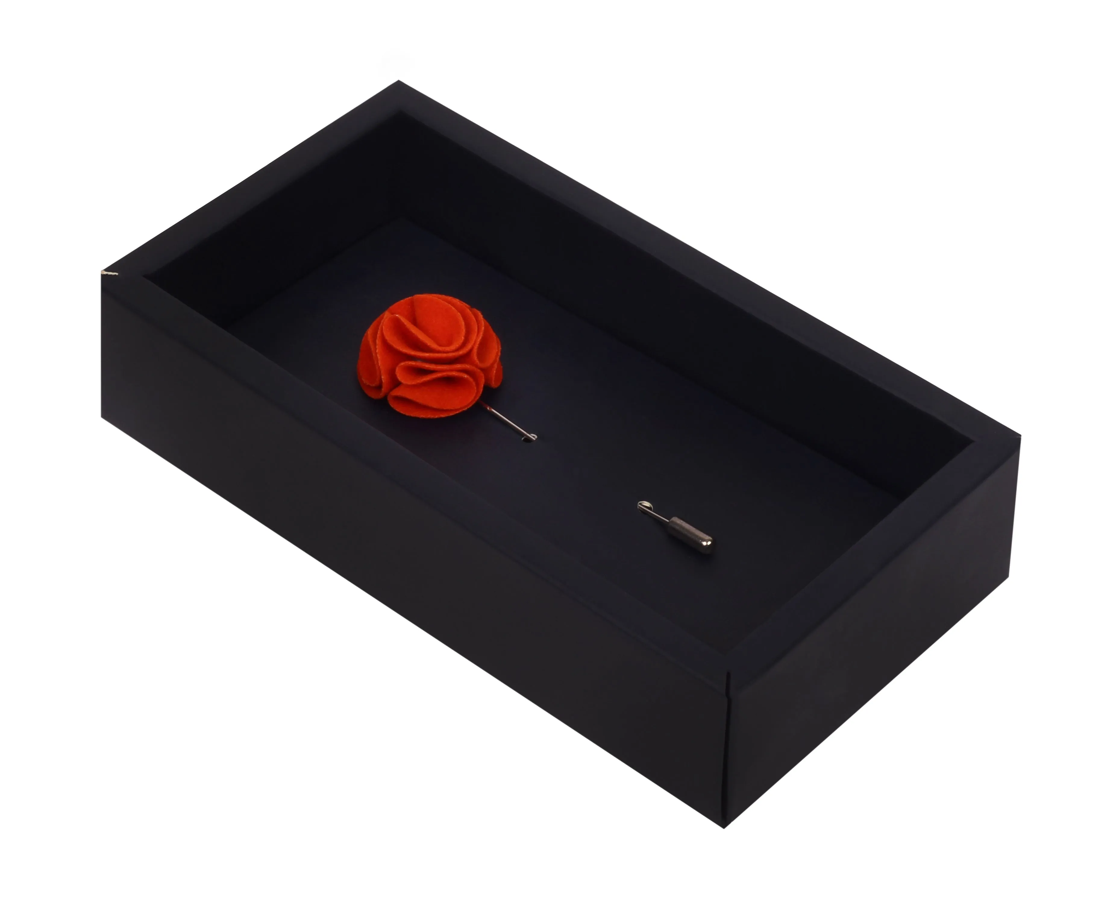 Peluche The Dahlia Flower Orange Brooch Lapel Pin