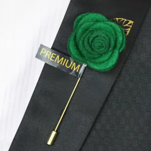 Peluche The Prince Charming Green Brooch Lapel Pin