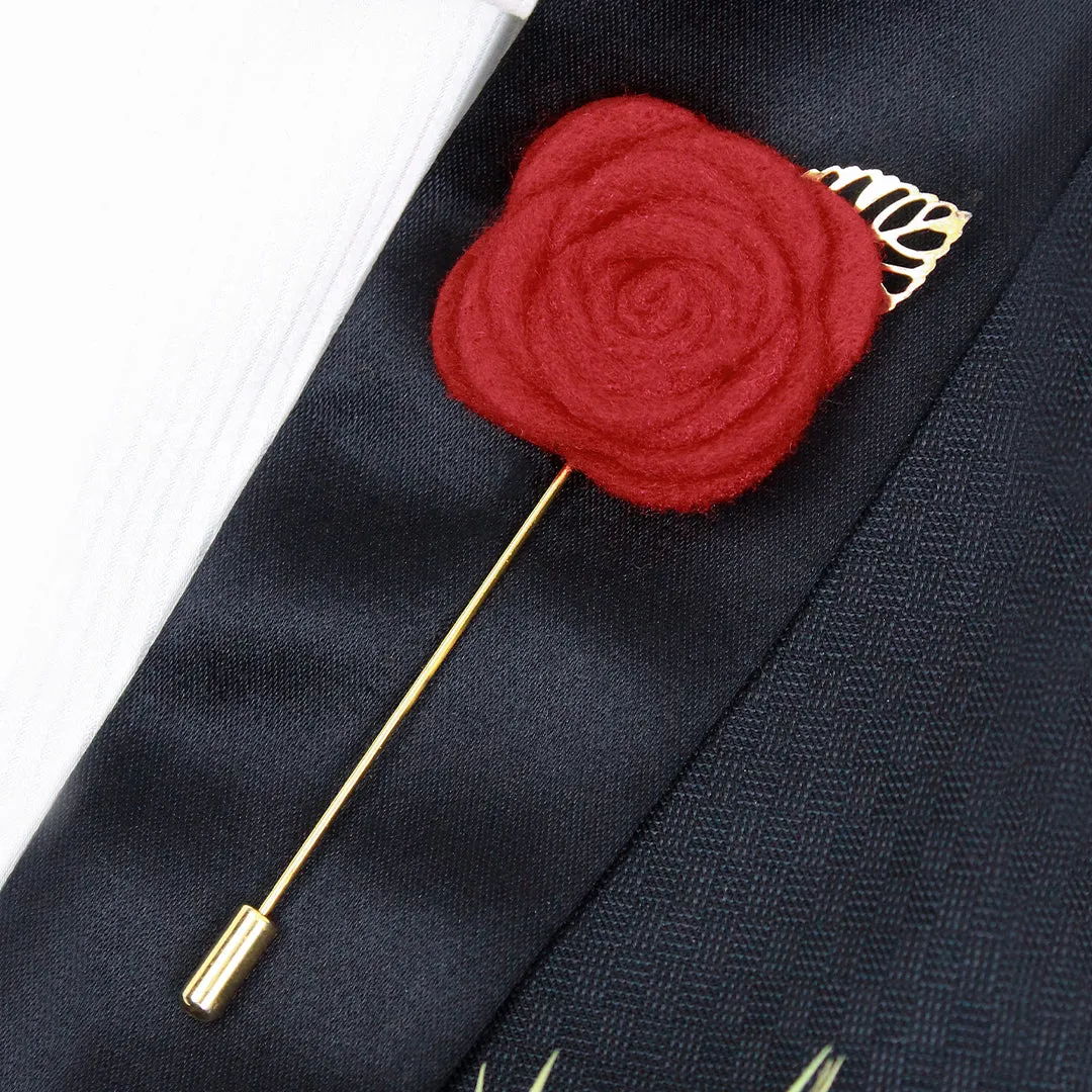 Peluche The Prince Charming Red Brooch Lapel Pin