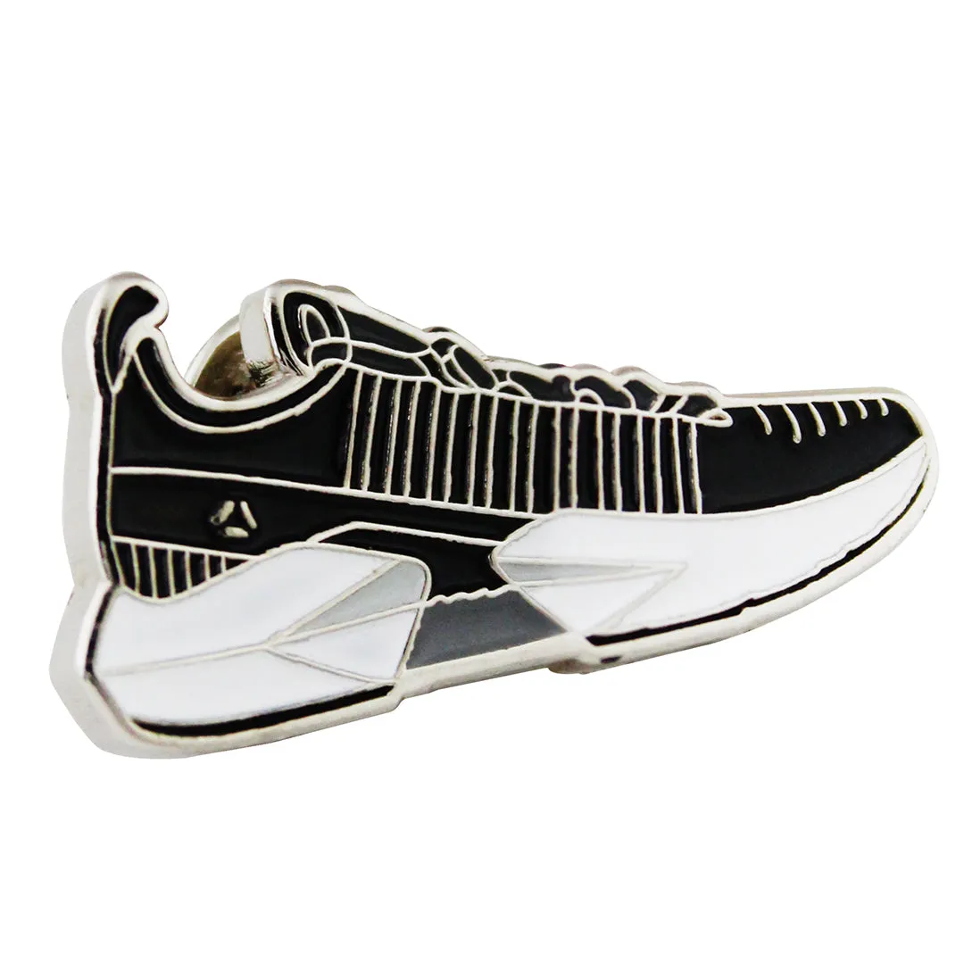 Peluche Trendy Shoe Black Lapel Pin For Men