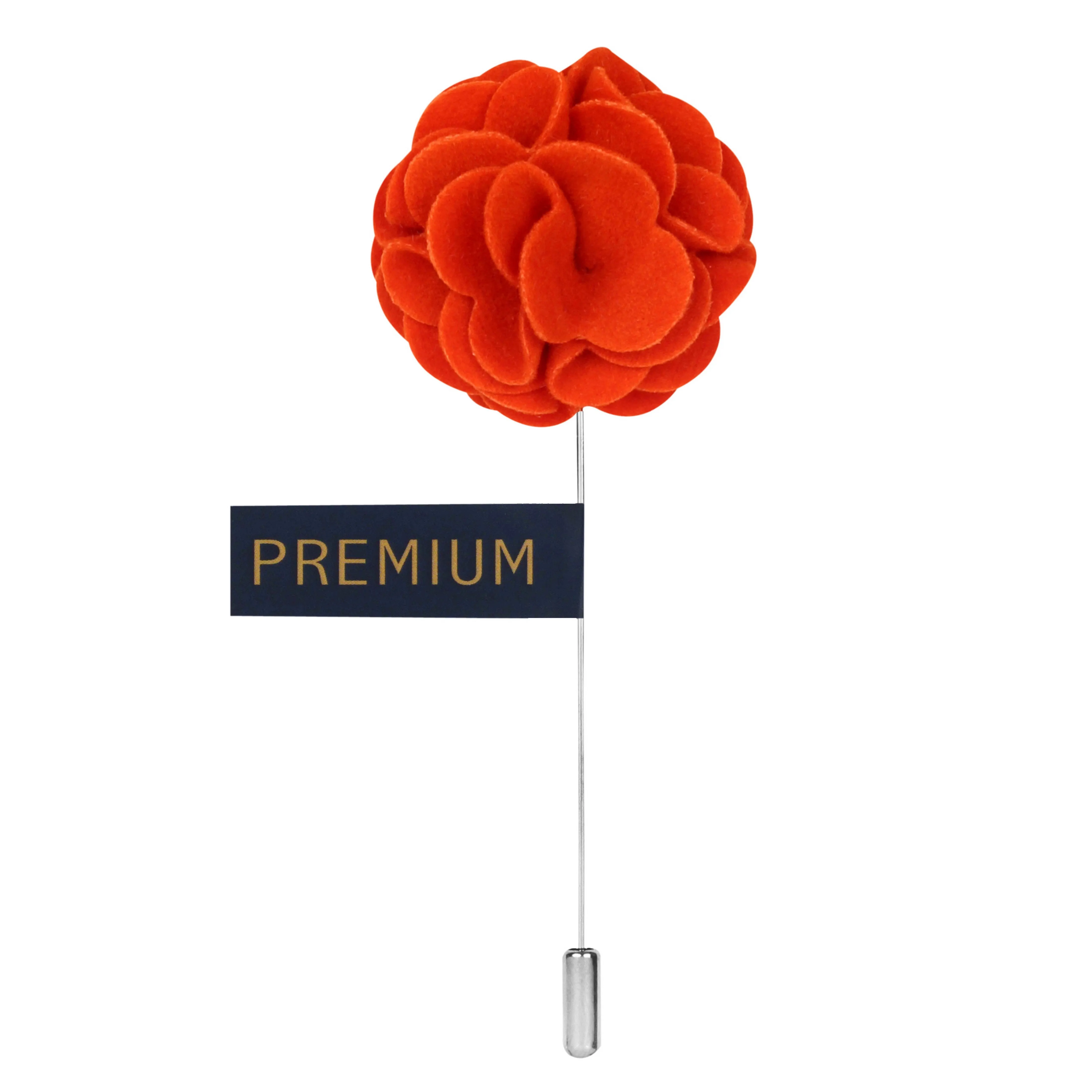 Peluche Wonderful Tulip Orange Brooch Lapel Pin