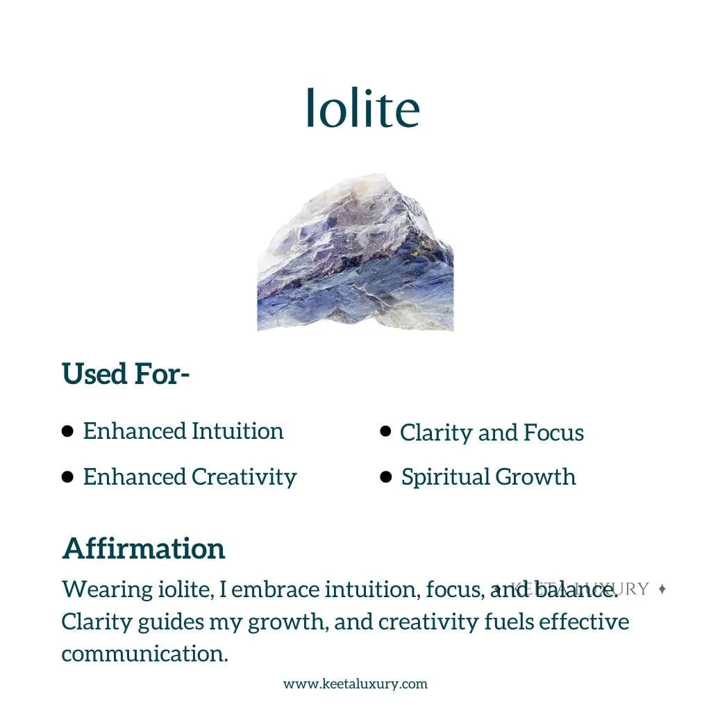 Pure Thoughts - Iolite Bracelets