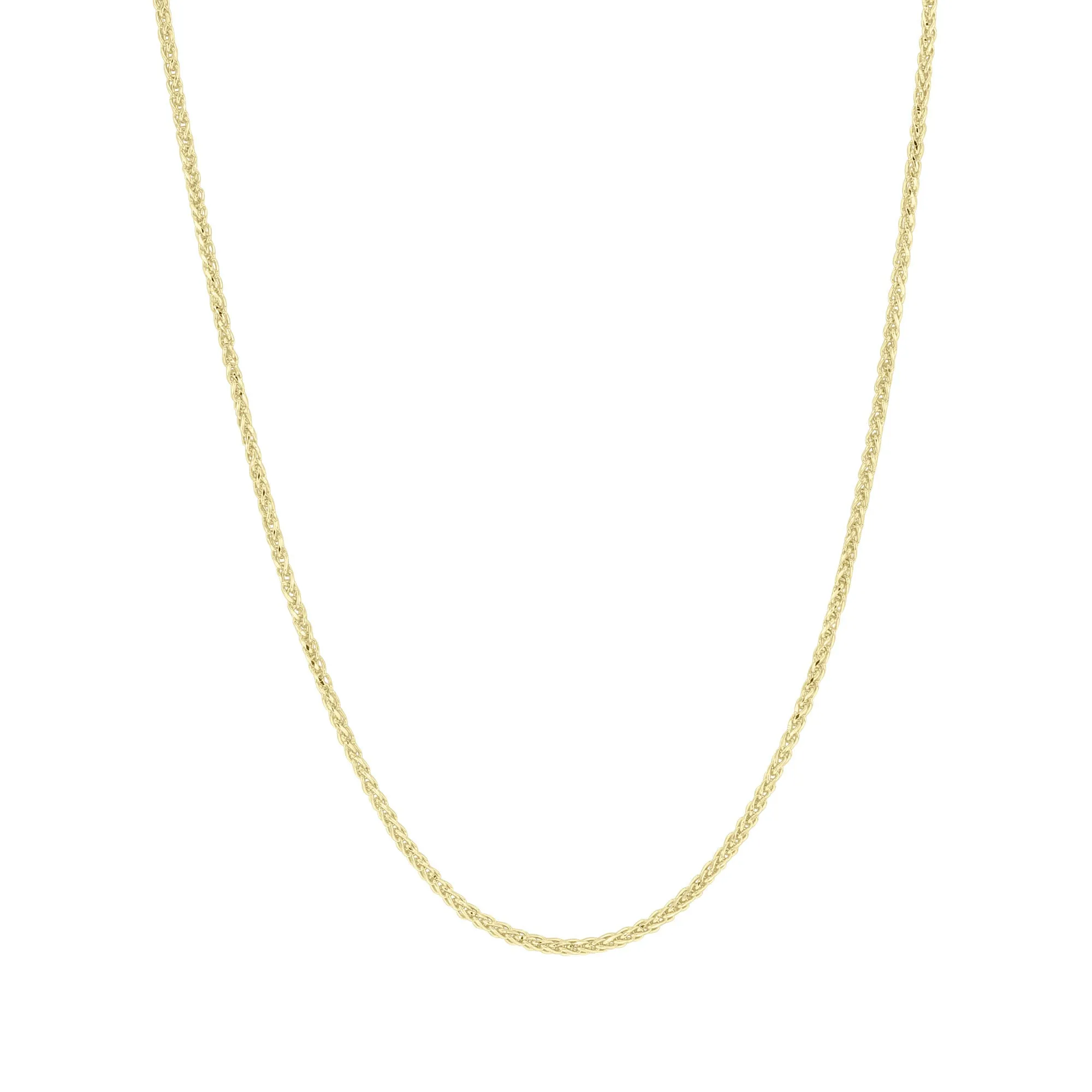 Ranger 1.5mm Gold Wheat Chain Necklace 20“