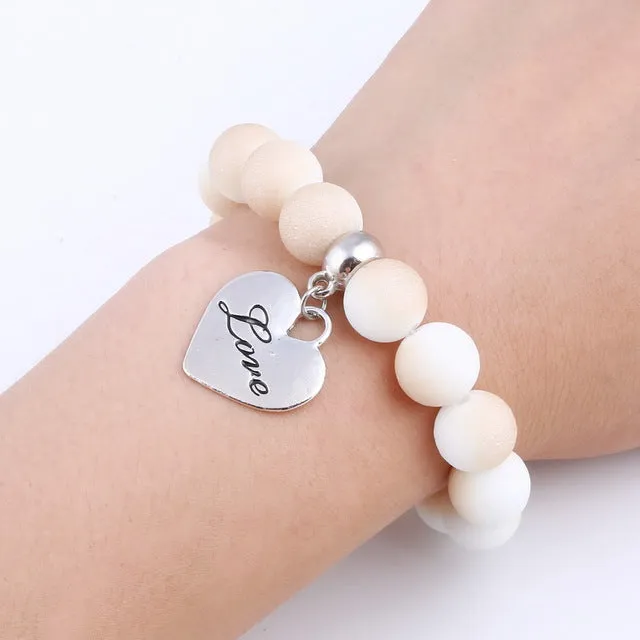 Romantic Vintage Heart Bracelets