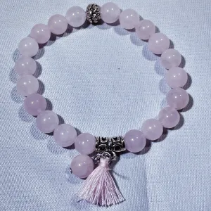 Rose Quartz Bracelets with Tassels