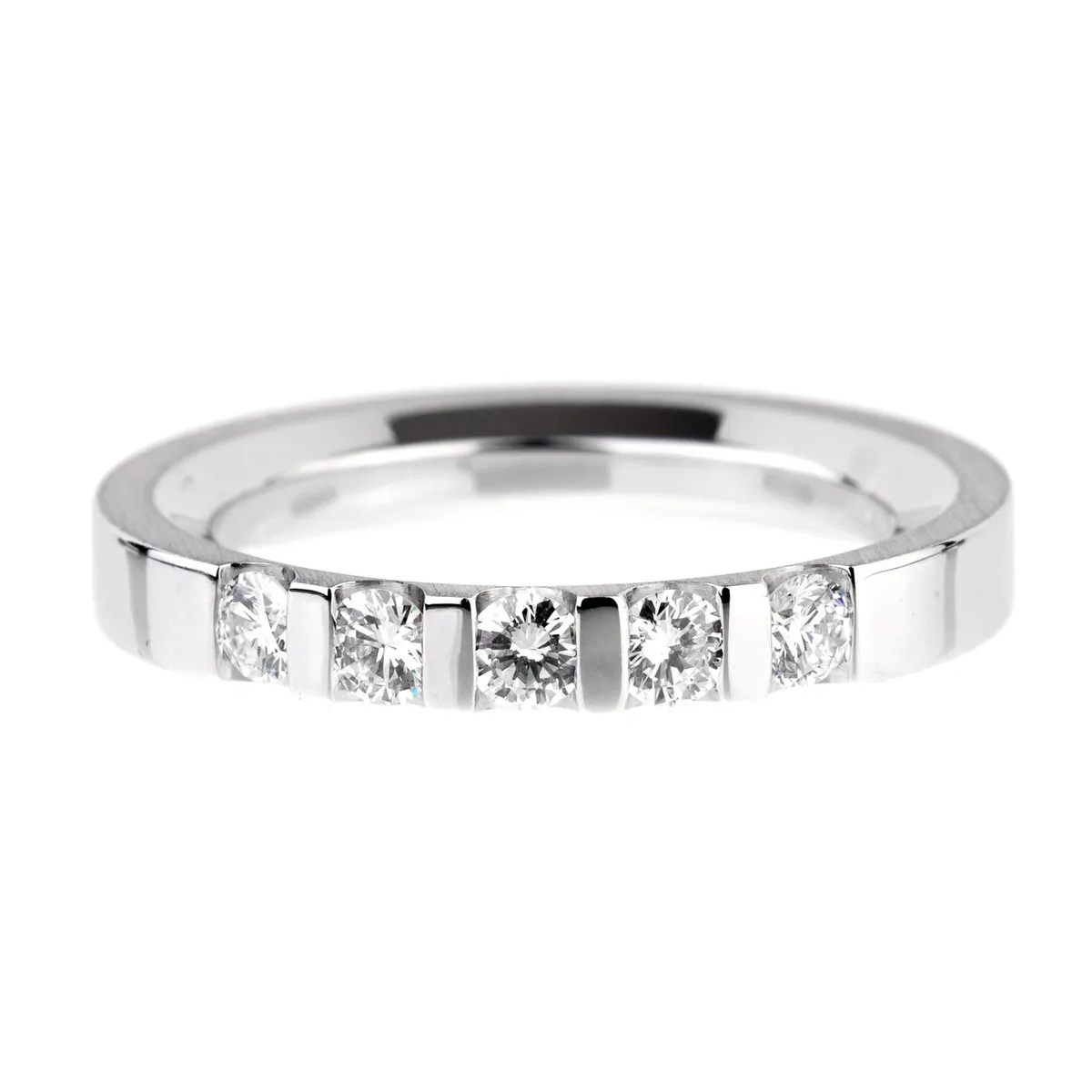 Salvini White Gold Diamond Band Ring