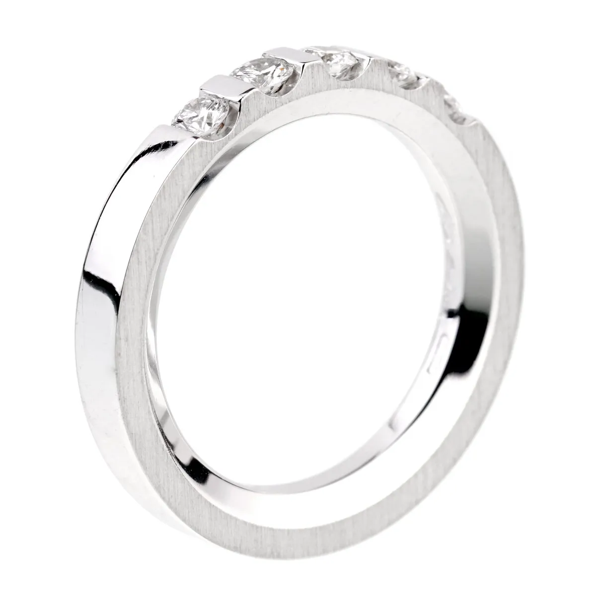 Salvini White Gold Diamond Band Ring