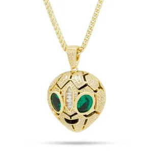 Serpent Alien Emoji Necklace