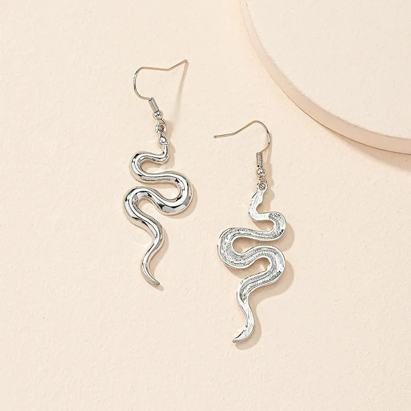 Serpentine Allegiance Alloy Earrings - Vienna Verve Collection