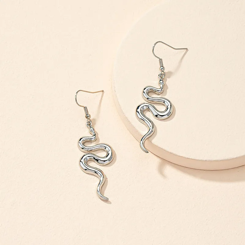 Serpentine Allegiance Alloy Earrings - Vienna Verve Collection