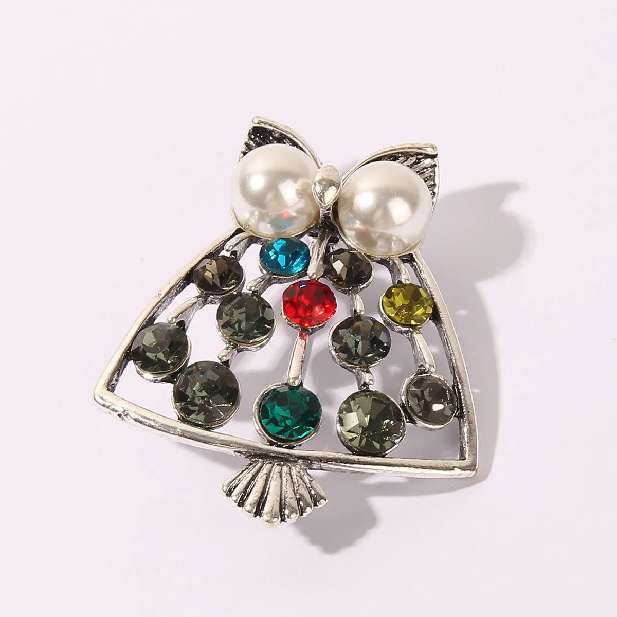 SISSLIA Manufacturer Golden Supplier Owl Brooch Fashion Delicate Brooches Trendy Zinc Alloy Animal Brooch