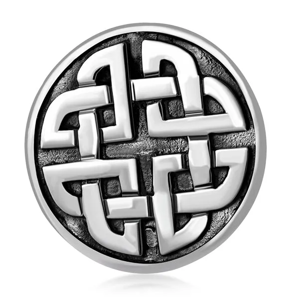 Smaller Round Celtic Knot Brooch Pin