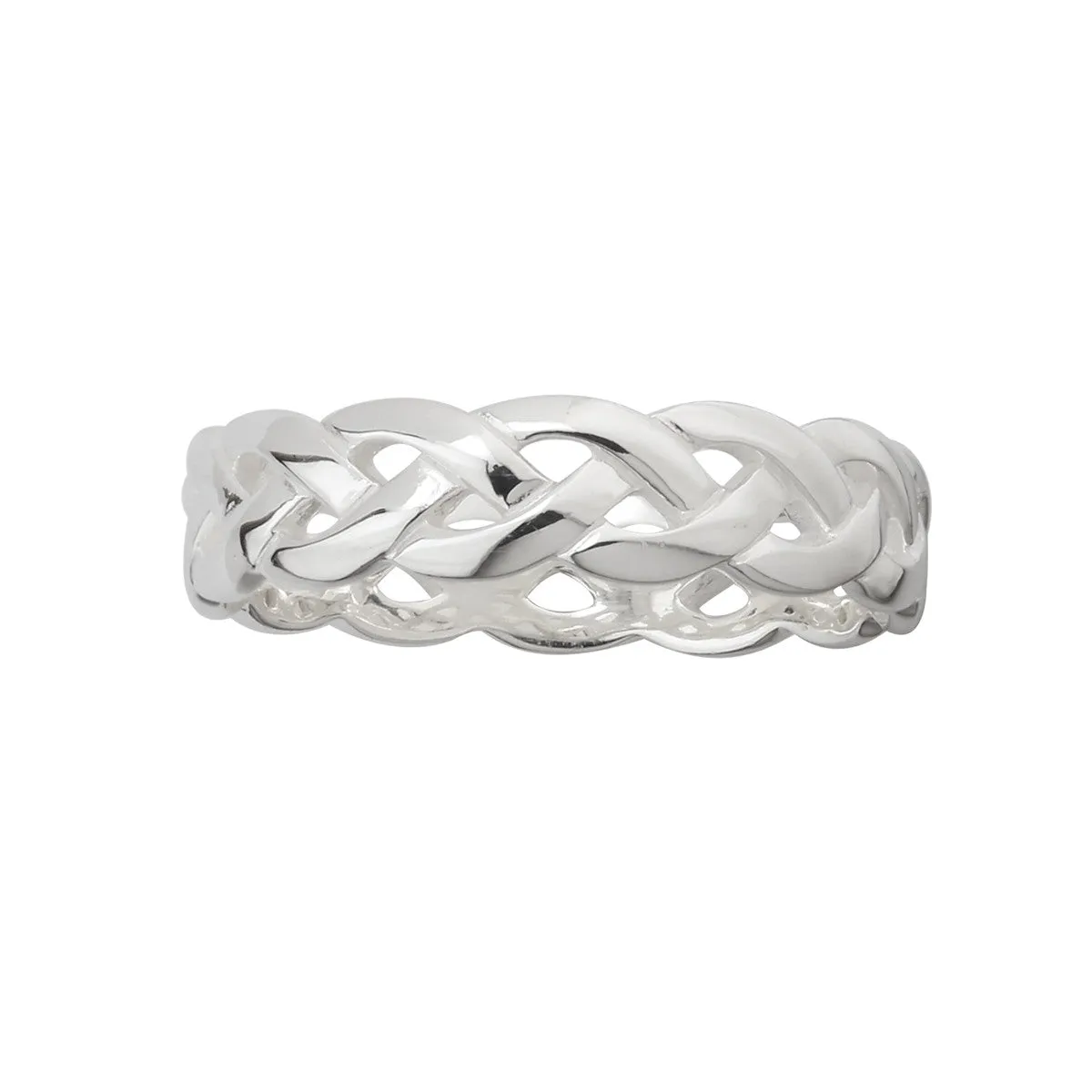 Solvar Sterling Silver Celtic Braid Ring