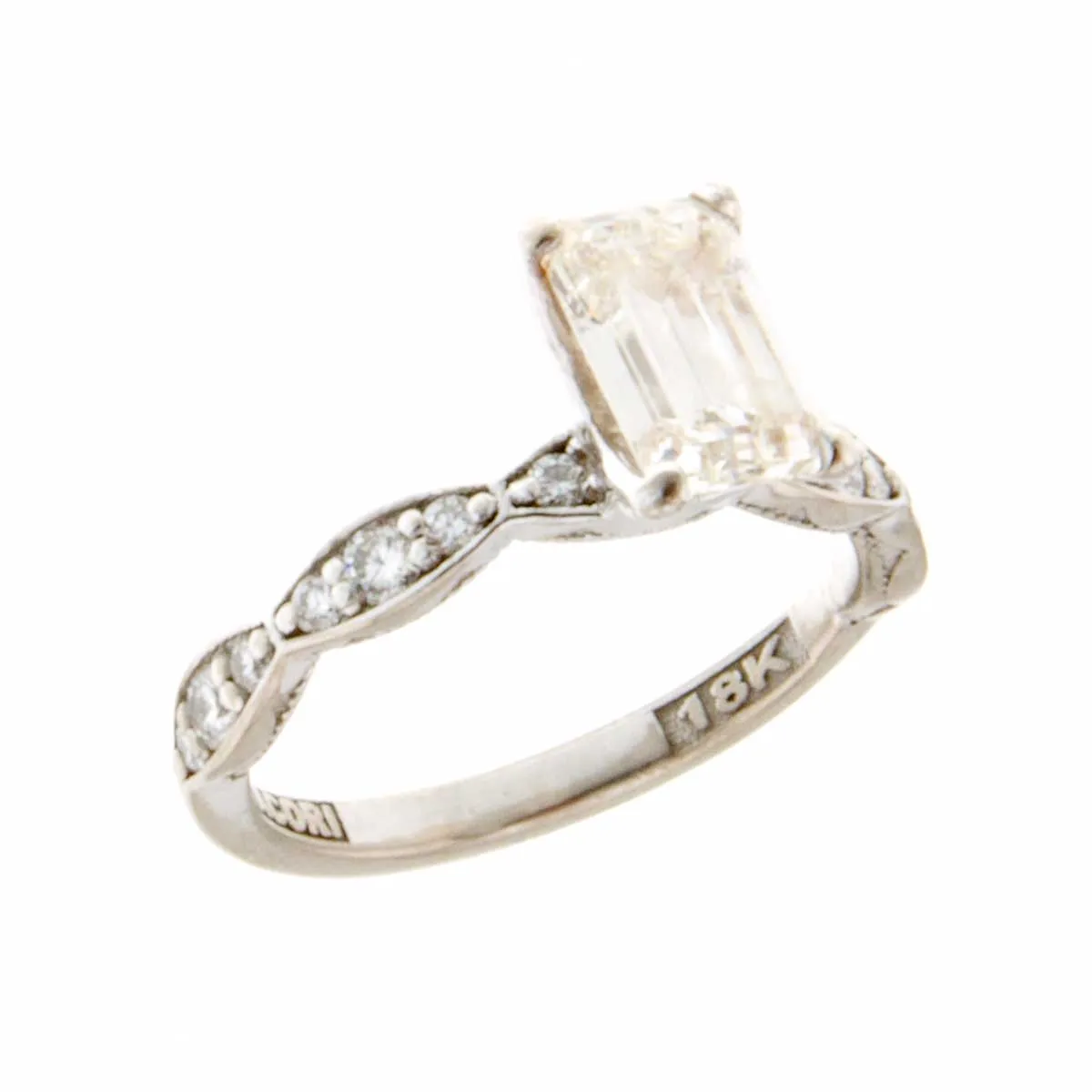 Tacori 1.58ct Diamond Bridal Set in 18kt