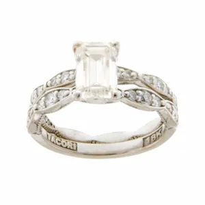 Tacori 1.58ct Diamond Bridal Set in 18kt