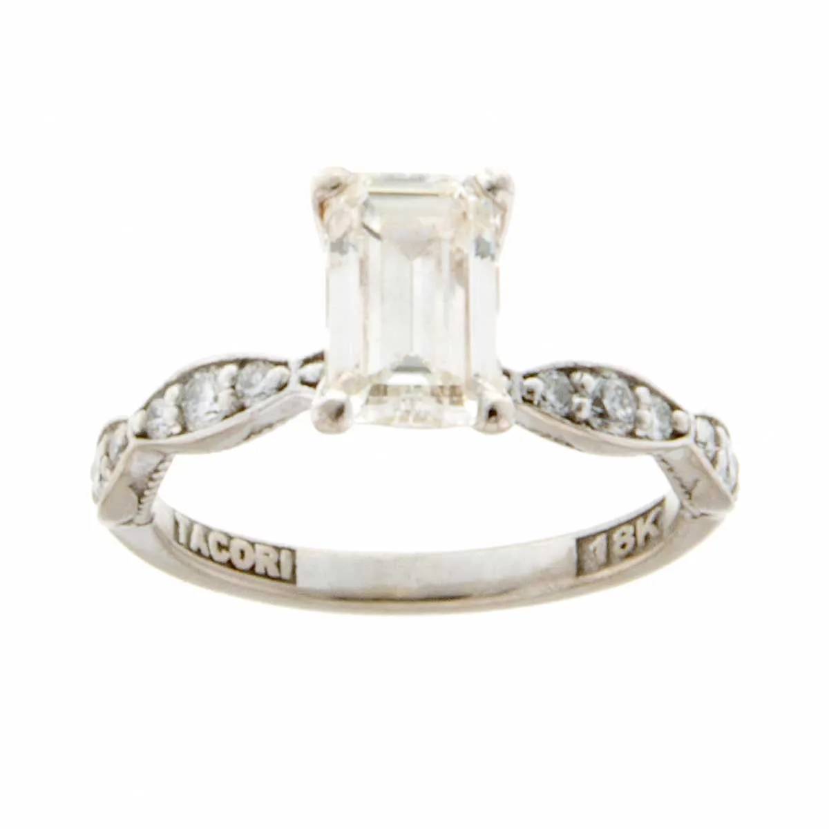 Tacori 1.58ct Diamond Bridal Set in 18kt