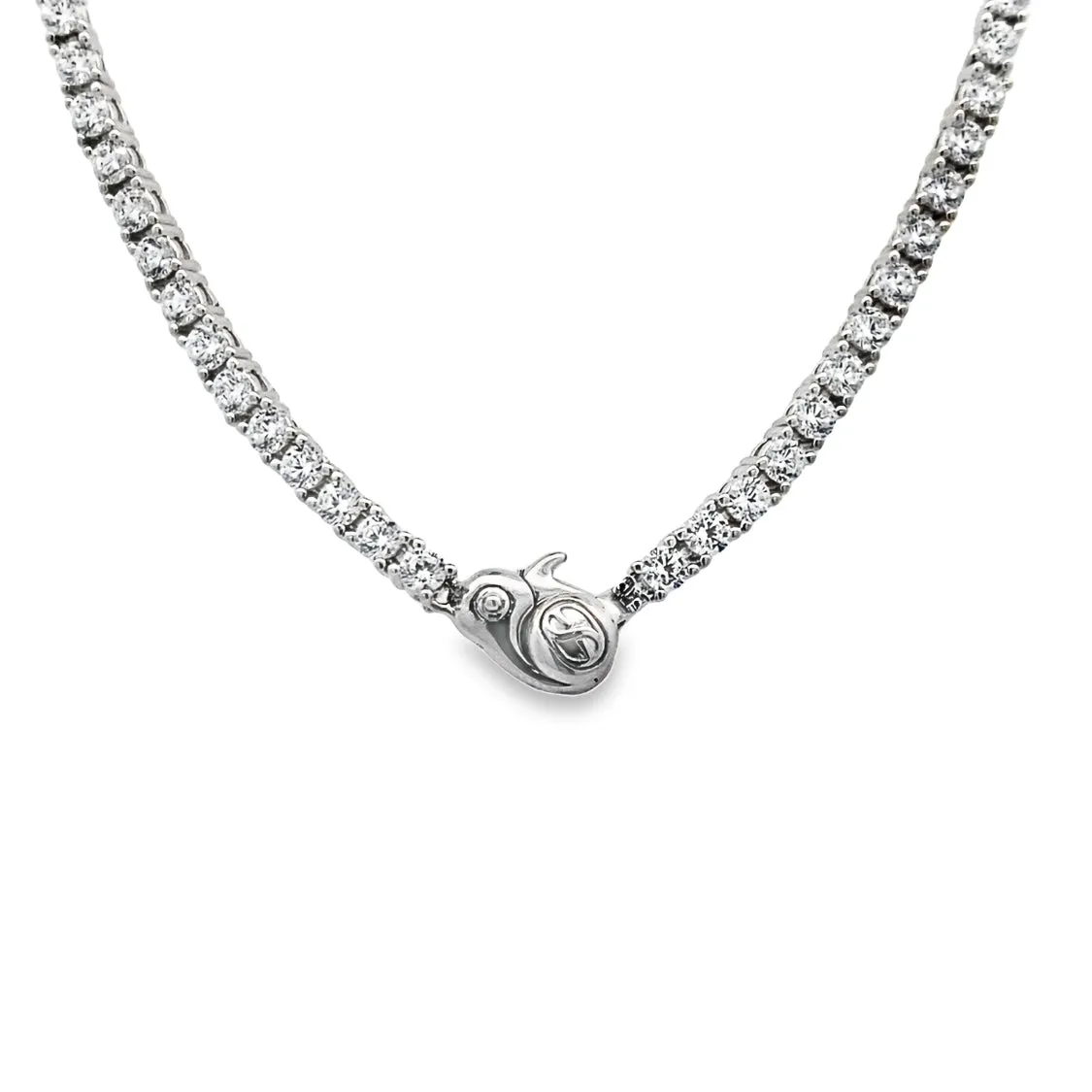 Ti Sento Milano Silver CZ Necklace 3992ZI/43