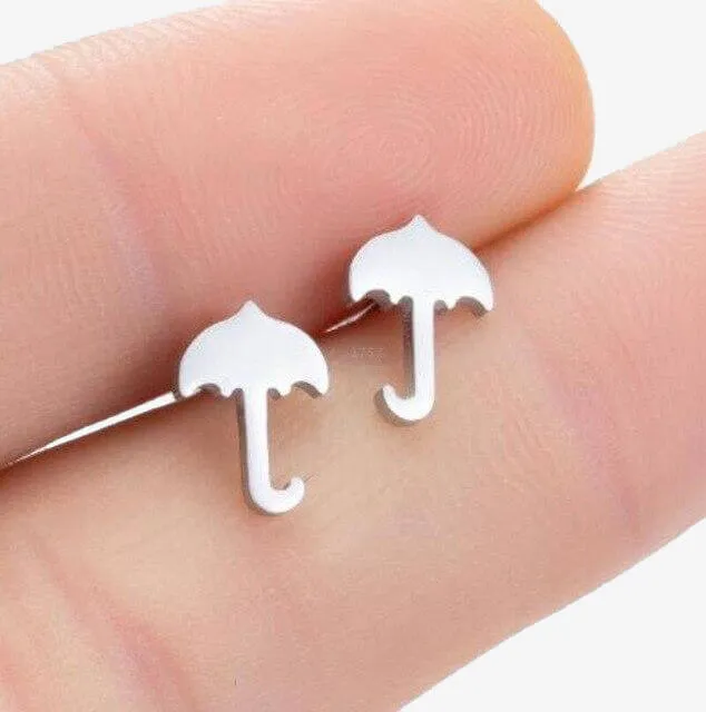 Umbrella Small Earrings Creative Jewelry Gift