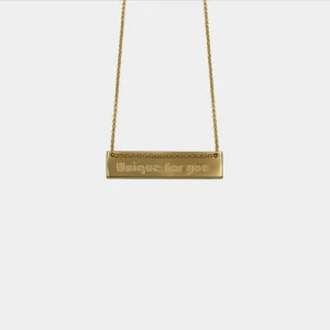 Unique for you - necklace - gold plated