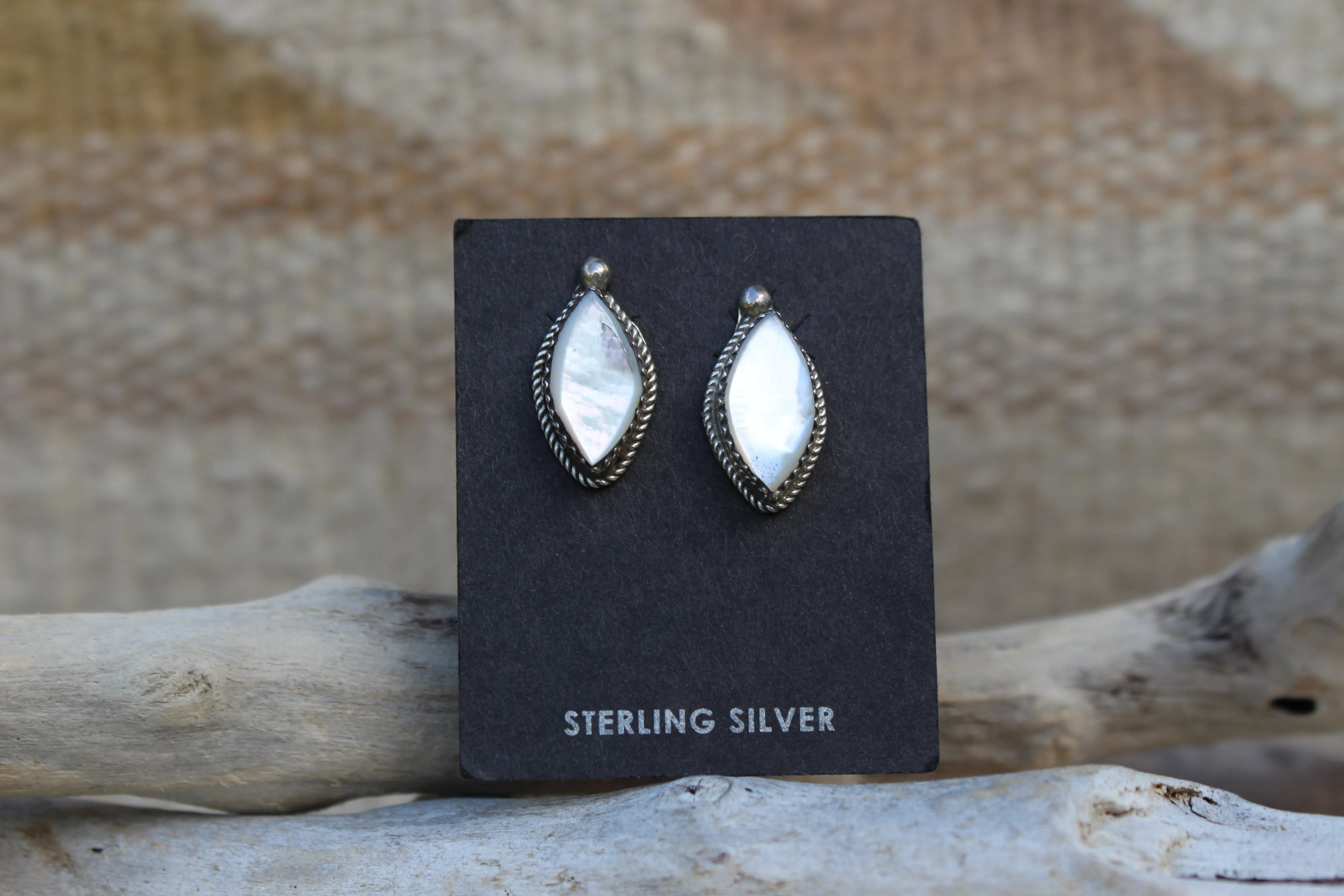 White Shell Earring